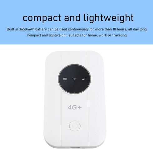 Yoidesu 4G 300Mbps 10 LTE Mobile Hotspot, Professional Portable Travel Routers SIM Card, High Speed Unlocked Router