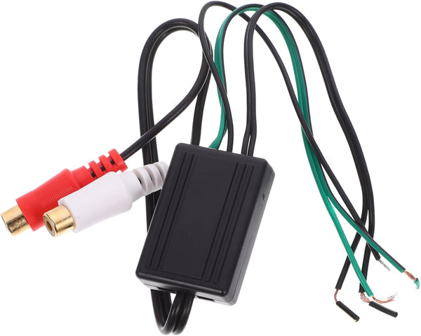 GLEAVI Audio Adapter Cable Speaker Wire to RCA Adapter for Car Audio Speaker Cable, RCA Cord, Amplifier RCA Converter