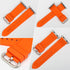 REZERO Compatible with Apple Watch Band 49mm 45mm 44mm 42mm 41mm 40mm 38mm - Fluoro Rubber Strap with Buckle