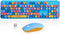 FOPETT V2030 Wireless Keyboard and Mouse Combo, 2.4 GHz Wireless, Full-Sized Keyboard with Optical Mouse for PC, Laptop