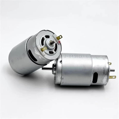 AYEXNSW RS-395-2656 395 2.3mm 12V 14.4V 18V 24V 13500RPM 28mm 1Pcs Mini Motor Dual Shaft DC Mini Electric Motor DIY