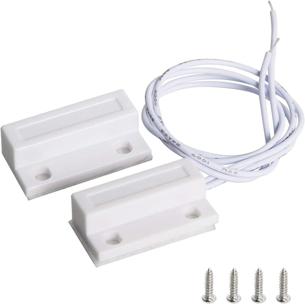 Aoje-Link RC-38A NO Wired Magnetic Door Switch Window Sensor Alarm for Home Security, 1pcs.