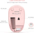 seenda 2.4G Noiseless Wireless Mouse with USB Receiver for PC, Tablet, Laptop - Pink & White