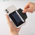 Sinjimoru Magnetic Wallet for iPhone, Magnetic Card Holder for MagSafe Wallet with Phone Grip