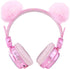 Kids Bluetooth Headphones with Microphone, LED Light Up Wireless Girls Headphones for School and Travel
