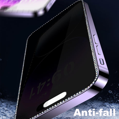 WIRIXSYD 2PCS 17 16 17 16 6.9 Inch Glitter Screen Protector Suit for iPhone Promax/iPhone Pro Max,Diamond Bling Shiny