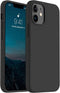 AOTESIER Shockproof iPhone 12 Mini Case, Food Grade Liquid Silicone with Soft Anti-Scratch Microfiber Lining, Black