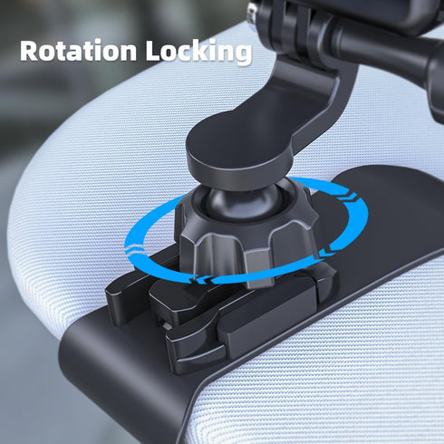 SUREWO Car Sun Visor Mount, Quick Clip with Universal Ball J Hook for GoPro Hero, DJI Osmo Action