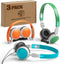 3-Pack Individually Wired Classroom Headphones - No Mic Kids Headphones with 3.5mm