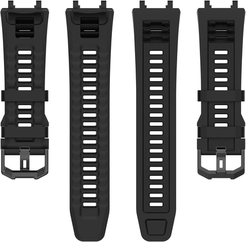 3Pack T-Rex 2 Bands Watch Strap, Soft Silicone Sport Bands Compatible with Amazfit T-Rex 2 Smart Watch for Men