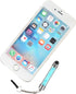 10 Pcs Mini Phone Stylus Pens, Crystal Colors Short Touch Screen Pen with 3.5mm Jack Connector for Smartphones Tablets
