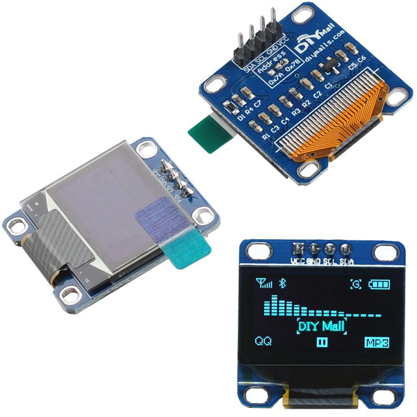 0.96" inch OLED Display Screen Module Address 0x3C 4pin 128x64-1306 of S