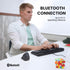 Perixx PERIMICE-804 Bluetooth Vertical Mouse, Black, Bluetooth Connection for Windows and Android, No USB Receiver