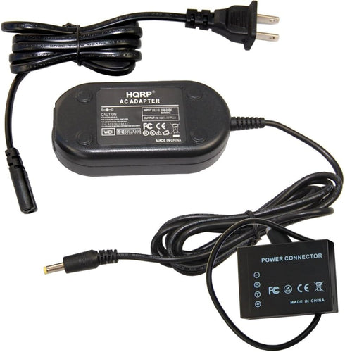 HQRP AC Power Adapter Kit Compatible with Fujifilm X-E2 X-E3 X-E2S X-Pro2 X-T10 X-T2 X-T3 X-T20 + Euro Plug Adapter