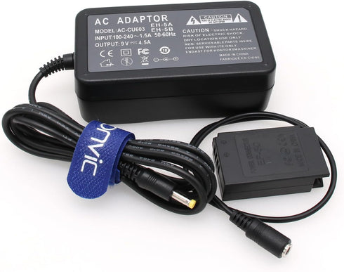 Eonvic AC DC Adapter EP 5C Power Supply for Nikon CoolPix A and P950 Cameras