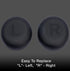 Ear Cushions Pads for Jabra Evolve2 65, Elite 45h, Evolve2 40, 2-Pack Replacement Leatherette Ear Cushions
