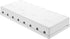 Networx Keystone Jack Surface Mount Boxes, 8 Port, White