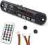 HiLetgo 12V MP3 WMA Audio Bluetooth Decoding Board w/SD Card Slot/USB/FM/Remote Decoding Module for Car with LCD