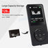 MP3 Player 128GB with Speaker Earphone, Portable HiFi Lossless Sound Mini Music Player, Voice Recorder, E-Book, HD