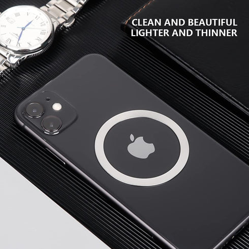 Magnetic Wireless Charger - Universal Metal Rings - 5 PCS for MagSafe-Compatible Charger on iPhone 14/13/12