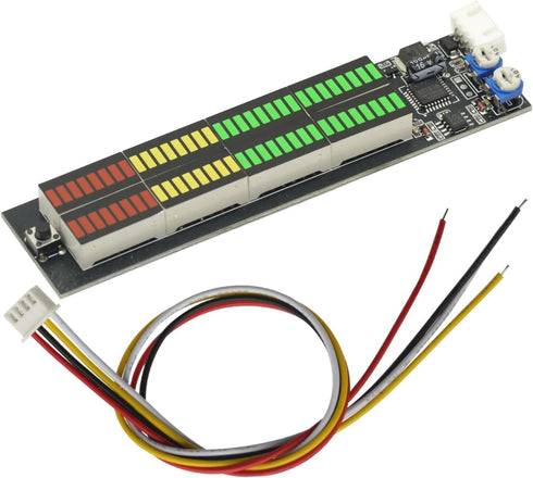 GODIYMODULES Audio Level Indicator Stereo Music Spectrum LED Light Amplifier VU Meter for