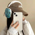 Cute Glitter AirPods Max Case with Cleaner Kit, Anti-Scratch Shell Pattern Cover for Ear Pads and Headband, Protective