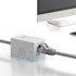 iwillink 1-Port Keystone Jack Surface Mount Box, White, 5-Pack