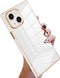 KANGHAR Case for iPhone 13, Luxury Cute Plating Electroplate Design, Full-Body Anti-Scratch Shockproof Cover
