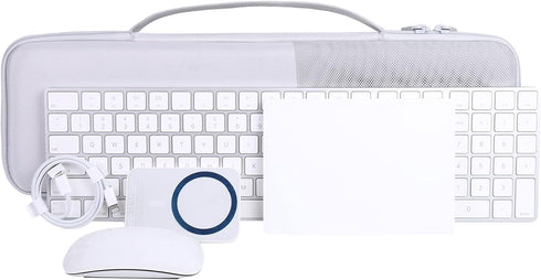 Aenllosi Hard Carrying Case for Apple Magic Keyboard with Numeric Keypad + Magic Mouse + Magic Trackpad