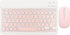 Bluetooth Keyboard Mouse Set, 10 Inch Ultra Thin Quiet Keyboard with DPI Mouse, Composite Keys Combo for Cellphone