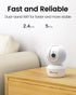 VIMTAG 4MP 5G 360 2-Way 24/7 2Pack Indoor Camera, Dog Camera with Speaker Pan View, Cameras for Home Security Pet Baby