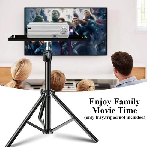 HANTAQ Mini Projector Laptop Notebook Tray, Projector Tray Platform Holder Pallet for Tripod Stand,Widely Use
