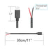 2 11inch, 5V/5A 2 20AWG, 4Pcs USB C to Pin Bare Wire Open End Power Cable USB Type C Male Plug Pin Pigtail Cable