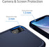 Heavy Duty Protection Case for iPhone XR, Shockproof Dustproof Anti-Scratch Rugged Dark Blue
