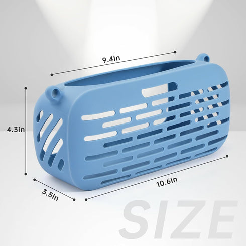 Protective Cover Carrying Silicone Case for Bose SoundLink Max Portable Speaker (Blue)