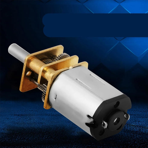 N20 DC3V 6V 12V 50-2000RPM (6V 200RPM) Gear Motor, Speed Reduction Gear DC Motor with Metal Gearbox for RC Car, Robot