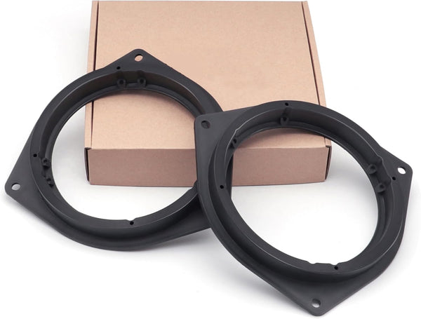6.5" Aftermarket Plastic Black Speaker Adapter for Toyota Avalon, Corolla, Highlander, Prius, RAV, Solara, Tacoma, Venza