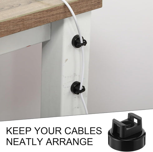 12 22 mm 22LBS Yookeer Pieces Magnet Zip Tie Mount Heavy-duty Magnetic Zip Tie Mounts Strong Multipurpose Wire Cable