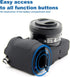 Easy Hood Case for Sony Alpha A6100 A6300 A6400 Digital Camera, Anti-Scratch Soft Silicone Protective Cover (Black)