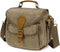 peacechaos Camera Case, Crossbody Shoulder Messenger Bag, Vintage DSLR/SLR/Mirrorless Photography Camera Bag for