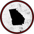 Vintage Georgia Map GA Flag Proud Georgian PopSockets Swappable PopGrip