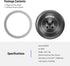 NEEWER 15 15 14 13 12, 1/4" PA010 Magnetic Phone Tripod Mount Adapter with Adhesive Magnetic Ring Compatible