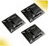 STAHAD 14-24 Inch 3 Pack LCD Tv Wall Mount Bracket Metal Fixed Tv Stand Holder for Home Office Pieces Compatible