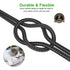 Multi 5 in 1 Universal USB Fast Charging Cable, 1.8M/6FT Nylon Braided Sync Charger Cord for Android/iPhone