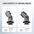 NEEWER Camera Monitor Mount with Cold Shoe, 1/4" Screw for 5" & 7" Field Monitor - Compatible with Atomos Ninja V, 360°