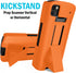 Nakedcellphone TC53 TC58 Case + Hand Strap Combo for Zebra Mobile Computer Scanner, Textured Slim Hard Shell Protector