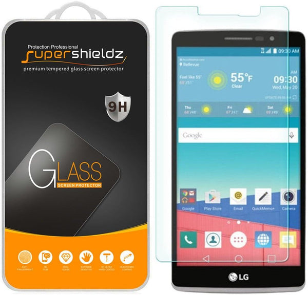 Supershieldz Tempered Glass Screen Protector - Designed for LG G Stylo, Anti Scratch, Bubble Free