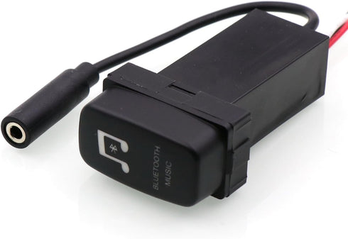 Car Bluetooth Music Adapter Module, AUX Output for Mitsubishi, Single-Din Installation for ASX, Lancer, Outlander,