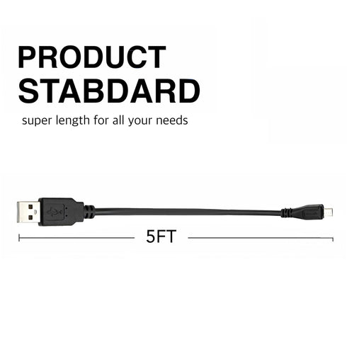 HSEUOPV (5FT) Replacement USB Charging Cable Compatible with Magicteam Sound Machines White Noise