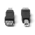 Herfair (2Pack, Printer to USB Adapter USB Type B Male to USB-A Female Converter for HP/Canon/Dell/Epson/Lexmark/Xerox